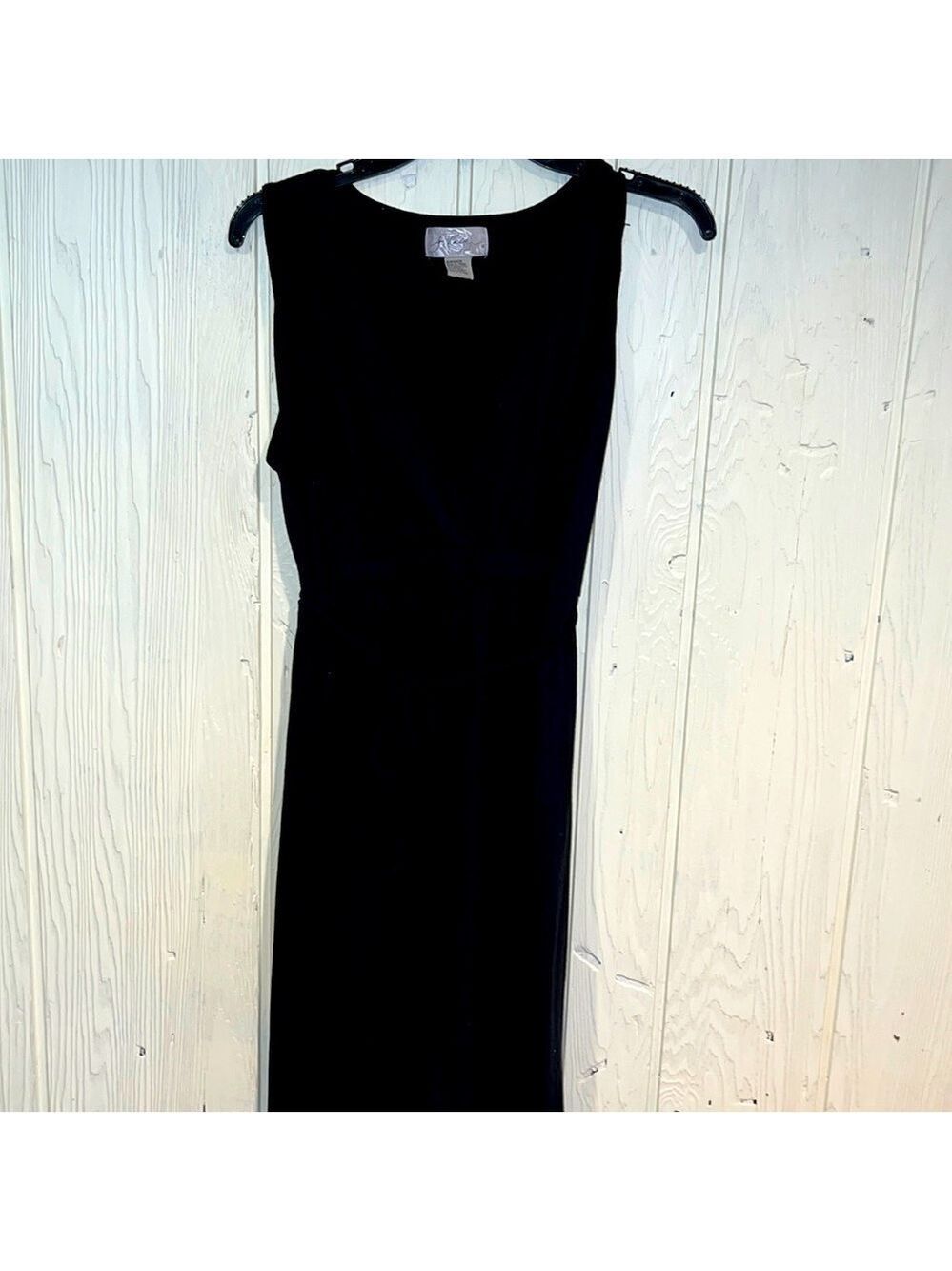 J Valdi Little Black Dress V Neck XL